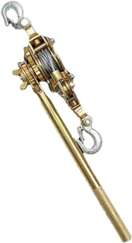 Verricello manuale elettrico, verricello a gancio da 2T, tenditore per cavi multifunzionale, verricello manuale per agricoltura, giardinaggio, manuale per sollevamento di motori, alberi e ingranaggi