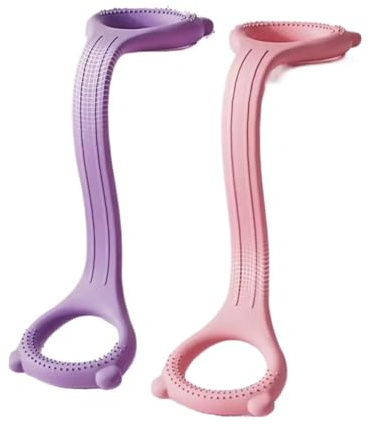 3 Piezas tre 8 Camilla Yoga Pilates Banda Elástica Hombros Abiertos Belleza Espalda Fitness Cuerda de Tensión Plástico Equipo Portátil for el Hogar(3pcs Purple)