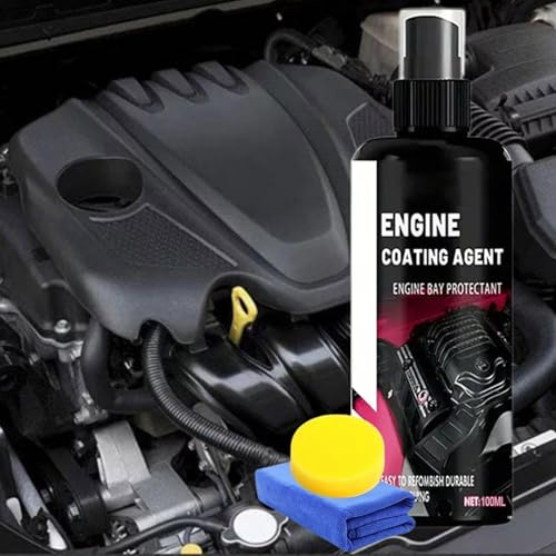Wimnqie Sgrassatore Motore Ad Alta Resistenza - Spray Pulitore Motore 100ml,Lucidante Auto Per Lavaggio Olio Parti Esterne,Moto Camion Casa Vano
