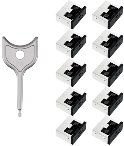 WYLZLKX Blocco porta USB senza chiave Dispositivo di sicurezza anti dati per PC portatile Desktop PC Metallo Durabilità Costruzione Metallo PC USB Protector