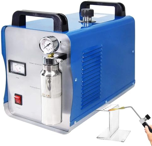 Portable Oxygen Hydrogen Polishing Machine, Water Welder Flame Generator for Metal Polishing, Runtime 1-3 Hours