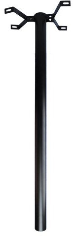 BURG-WÄCHTER Supporto per cassetta postale, Supporto per cassette della posta, US Mailbox, Da fissare nel calcestruzzo, Materiale di fissaggio incl., 893 S, 150 cm, Nero