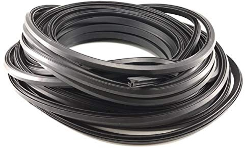 Ruban à joint avec fil anti-étirement pour tous les systèmes de terrasse Bois WPC MADE IN GERMANY joint d'étanchéité profilé de remplissage pour sol joint 5-7 mm noir 50 mètre (2x25m)