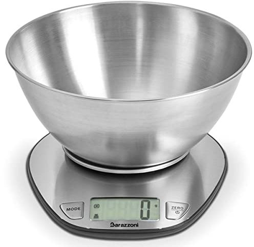 Barazzoni 802080080 Bilancia da Cucina, 18/10_Steel
