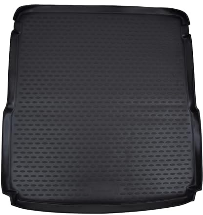 J&J AUTOMOTIVE | Gummi-Kofferraumwanne Kofferraummatte Kofferraum-Schutzmatte Kompatibel Passat B6 / B7 Kombi 2005-2014, Anti-Rutsch, Geruchlos