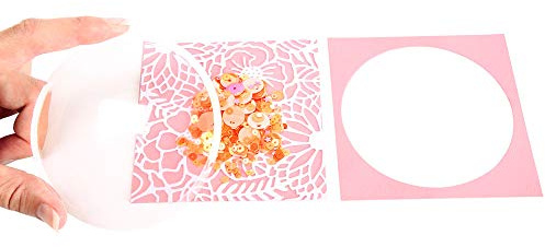 Sizzix Cúpulas Shaker 664190, Círculos, Circle, 3 1/2, 4PK, 4 Pzas / 8.9cm