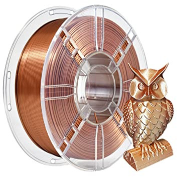 iBOSS PLA+ Filament 1,75 mm, 3D-Druckerfilamentmaterial, Maßgenauigkeit +/- 0,02 mm, PLA PRO seidenrotes Kupfer, geeignet für die meisten FDM 3D-Drucker