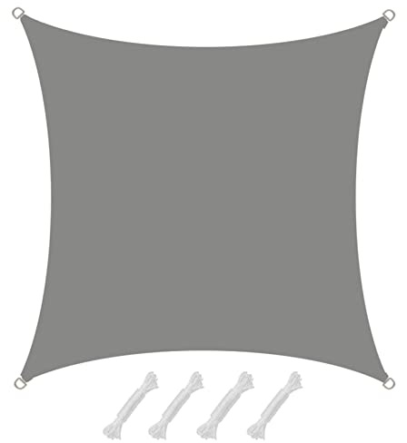 AMANKA 98% UV Schutz: Sonnensegel Wasserdicht 3x3 - Sonnensegel für die Terrasse Segeltuch Sonnenschutz Schattenspender Garten Sonnenschutz Sonnensegel Outdoor Sonnensegel Balkon Segel für Terrasse