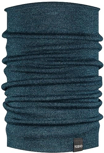 TODO Warme 100% Merino Schlauchschal für Winter.Bequem, Atmungsaktiv Loop Schal Merino Halstuch Herren & Damen