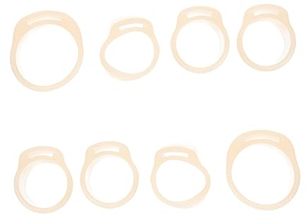 BESTonZON 2 Sets Silikon Nagelabdeckungen Nützliche Guzheng Nagelabdeckungen Guzheng Nagelschutz Guzheng Nagelschutzringe Guzheng Nagelschutzringe Zum Lernen Guzheng Nagelabdeckungen