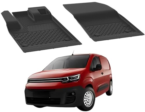 Sahler Fußmatten Automatten kompatibel mit Citroen Berlingo Kombi 2019-2026 | 4.5D Premium TPE Gummi Antirutsch Gummimatten Wasserdicht Car Auto Matte Schwarz