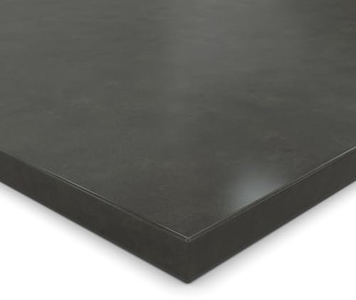 19mm Spanplatte Zuschnitt Beton Terragrau melaminharzbeschichtet Länge bis 200cm Dekorplatten Zuschnitte mit Umleimer Auswahl: 120 x 40 cm (ABS Kante komplett)