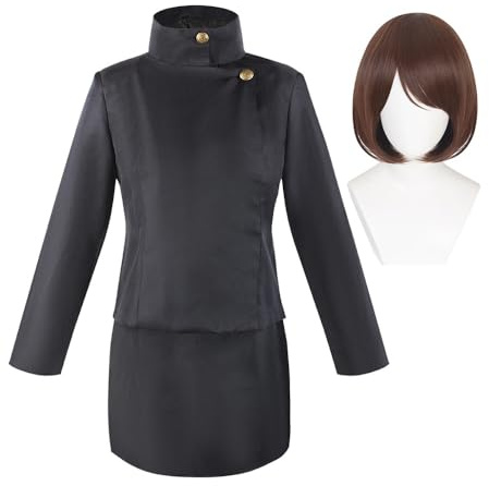 Zhongkaihua JJK - Disfraz de Leiri Shoko para cosplay, peluca de Leiri Shoko, vestidos de mujer, juego de rol, anime, carnaval, Halloween, fiesta, uniforme para fans