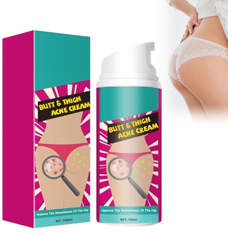Eazerom 14 Po-Akne-Creme,100ml Butt Akne Creme Reduzierung Akne | ,Butt Pickel Clearing Behandlung Treatment,Stellen Sie Weiche Und Glatte Po-Haut Wieder Her,Wieder Zarte und Glatte Haut