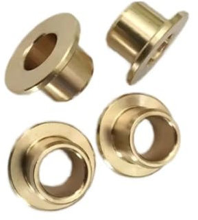 1 pz Diametro Interno 10 12 16 20mm Flangiatura Cuscinetto Autolubrificante Metallurgia delle Polveri Olio Boccola di Rame Manicotto Con Flangia a gradini(15x22x10x25x5mm)