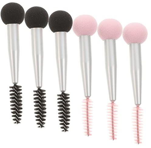 WOFASHPURET 6stücke Teiliges Schwamm-make-up-applikator Augenbrauen Und Wimpern Mit Wiederverwendbarem Schwammpinsel Für Tägliche Schminkbedürfnisse