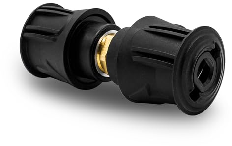 XtraHorn High Pressure Quick-Connect Adapters for Karcher Pressure Washers M22 14mm Hose & Gun Connectors Compatible with Karcher K2 K3 K4 K5 & K7 Quick Release Couplings for Home Garden Cleaning