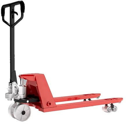 Transpalette Manuel 3 Tonnes Robuste, Chariot Élévateur avec Fourche Renforcée, Roue Transpalette en Nylon pour Industrie et Entrepôt(48.0x27.0 in/122x68.5 cm)