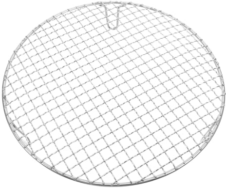 LOORGVEL Parrilla De Barbacoa Redonda De Acero Inoxidable Multiusos para Cocinar Al Vapor Enfriar y Asar para Uso Interior y Exterior Mesa