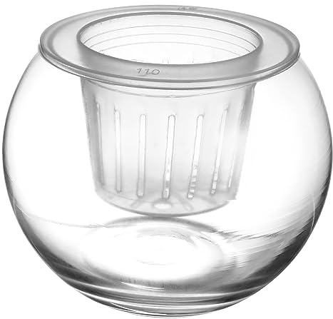 SUPVOX Panier De Plantation Amovible pour Hydroponie Pot De Fleurs à Absorption Eau avec Bocal Transparent pour Arrosage Automatique Pot De Stockage Eau pour Plantes