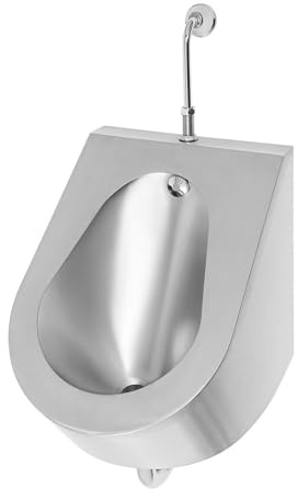 Urinoir en acier inoxydable 304 for hommes, chasse d'eau automatique à capteur, urinoir mural for salle de bain, karaoké, prison, bar, hôtel Urinoir sanitaire
