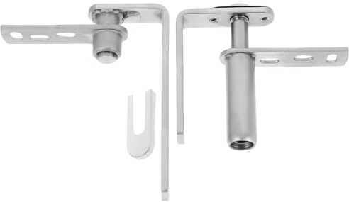 NAMOARLY Bisagras Invisibles de Acero Inoxidable con Bisagra Pivotante para Puertas Correderas Ocultas Sistema Auto Cierre Suave y Apertura Amplia para Uso Doméstico