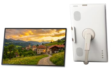 KTC MEGAPAD 25 1080p Portable Touchscreen Monitor, Android 14, Built-in Battery, Speakers & 8MP Camera, USB-C Video Input, Remote Control, IPS Panel, Ideal for Outdoor, Camping, Travel, Office