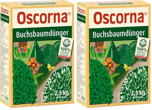 Oscorna Buchsbaumdünger, 2,5 kg (Packung mit 2)