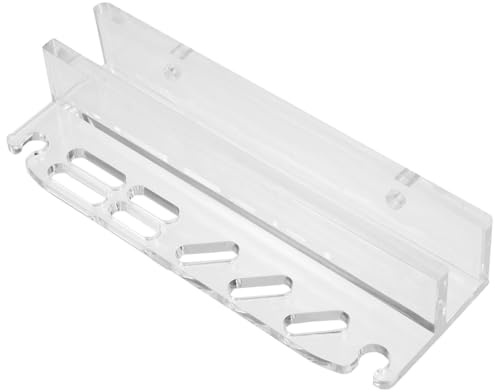 Hemobllo Acryl Werkzeugorganizer für Aquarium Werkzeuge mit 7 Ablageöffnungen Kompakt und Tragbar Wasserpflanzen Pflege Halter