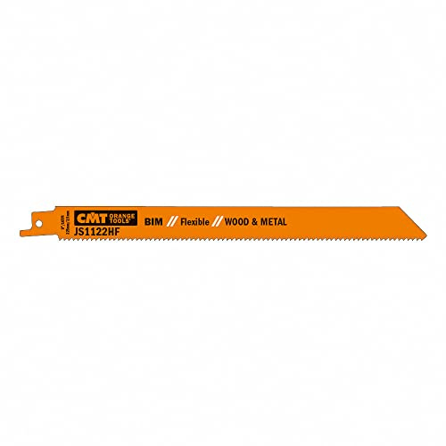CMT JS1122HF-5 Lame per Seghe a Gattuccio per Legno e Metallo, Arancione