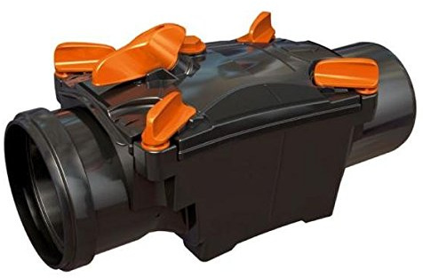 Nicoll – Clapet anti-retour avec battant DN 125 joint torique Pour évacuation sanitaire, à raccorder, Nicoll Redi – NCC11R1248
