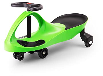 Didicar Apple Green Ride On Wiggle Car | Sit On Scooter for Kids | Balance Toy Cars with Seat & Steering Wheel | Toddler Gifts for 3+ Year Old Boys & Girls | Vehicles for Indoor & Outdoor Play