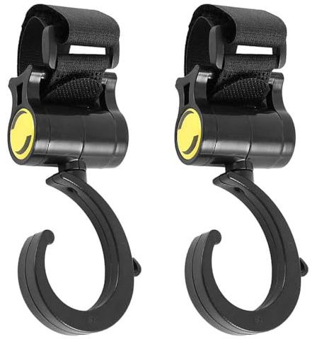 OcioDual 2x Ganchos Carro Bebe, Gancho Carrito Bebe, Ganchos para Carrito