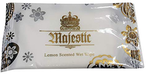 Large Lemon Fresh Wet Hand Wipes Towels Hot Cold Individually Wrapped - Catering Restaurants Home Takeaways Hotels Uk Store 247 (500)