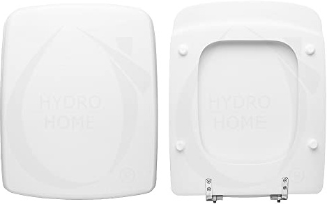 HYDRO HOME Tavoletta Wc TI-UNO POZZI GINORI Come Originale, Copriwater In Legno Rivestito Con 2 mm Di Resina, Tavoletta Wc Con Cerniere Fissaggio Dall'alto MADE IN ITALY