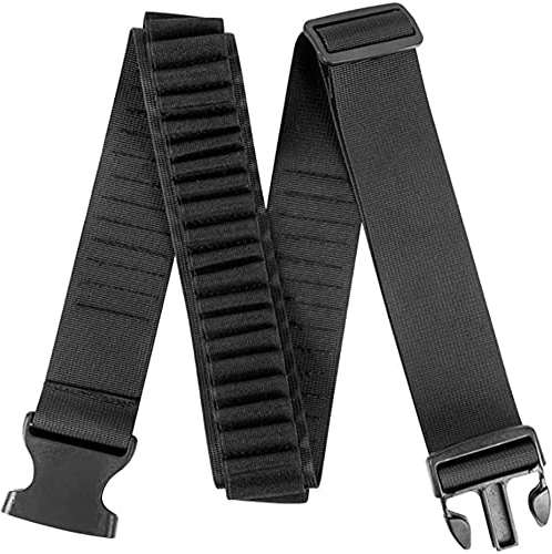 ACEXIER Tactical 50 Rounds Shell Holder Cartuccia Militare Proiettile Cintura Calibro Portamunizioni per Caccia Tiro CS Gioco