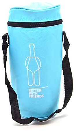 Blau 3L Total Hidalgo 1 / 1,5 l Flaschen, flexibel, tragbar, für Strand, Camping, Kühltasche, Camouflage, Militär, Cool Cold Bag