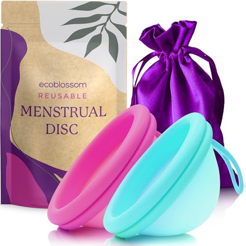 Ecoblossom Menstrual Disc, Reusable Period Disc, Replaces Menstrual Cups