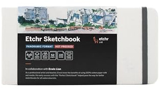 Etchr Panoramic Sketchbook 4X8 HP