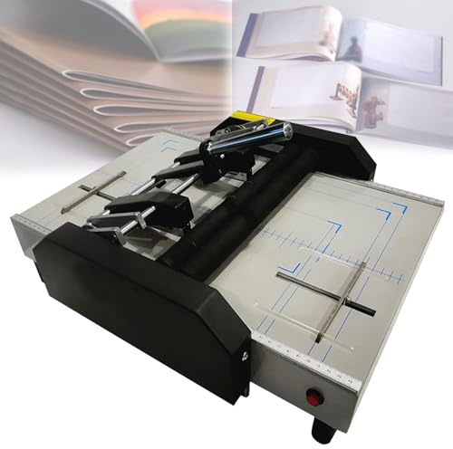 Machine de reliure électrique pour papier A3 - Plieuse et relieuse efficace - Idéal pour les usines d'impression et les écoles - Production rapide jusqu'à 300 livrets par heure