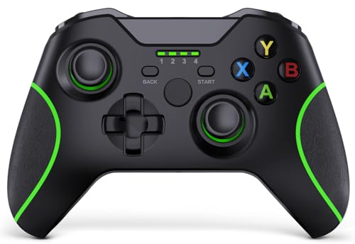 SWCTIM Xbox Controller Wireless für Xbox One, Xbox Series X/S, Xbox One X/S,Wireless Controller mit 2.4GHz Wireless Adapter,Nein 3.5mm Kopfhörerbuchse,Schwarz