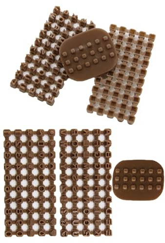 Zuoeay 2PCS Alphabets Number Cookie Stamps Molds Set With Symbols For Personalised Baking And Kids Learning Kitchen Accessory Letter Stamps