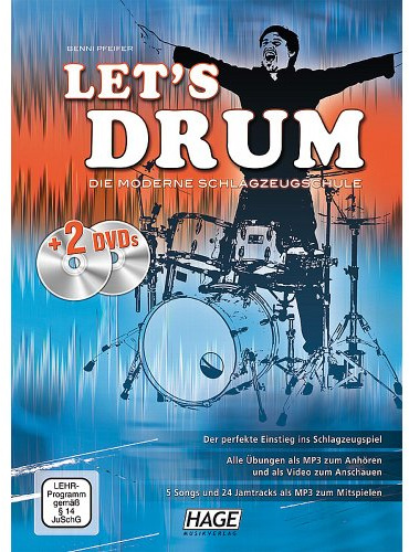 Hage - Let's Drum - Die moderne Schlagzeugschule (inkl. Online Audio/Video)
