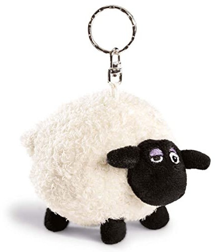 NICI 3033099 Schlüsselanhänger Shirley das Schaf 10 cm – Kuscheltier Shirley als Shaun das Schaf Kuscheltieranhänger mit Schlüsselring für Schlüsselband, Schlüsselbund, Schlüsselhalter & Schlüsselkette –33099