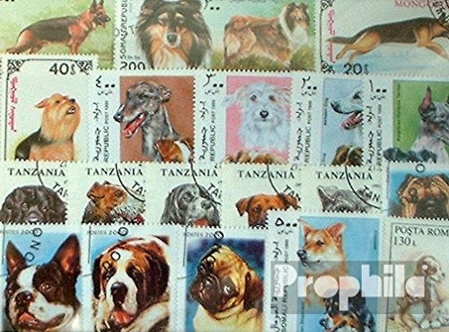 Prophila Collection Motivos 50 Varios Perros Sellos (Sellos para los coleccionistas) Perros/Lobos/hienas