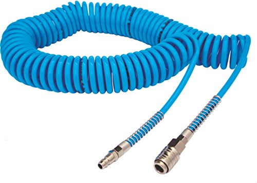 PU Druckluftschlauch 12x8mm Spiralschlauch Kompressor Schnellkupplung Pneumatik