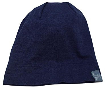 PICKAPOOH Beanie/Mütze Rap Bio-Schurwolle/Seide, Marine Gr. 62