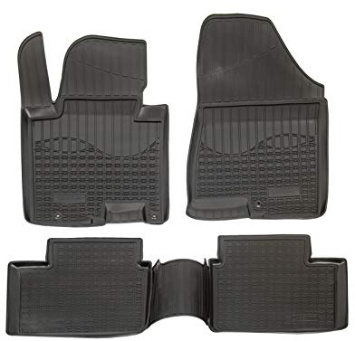 J&J AUTOMOTIVE | 3D Gummimatten Auto Matten Fussmatten Kompatibel mit Cee'D/Pro Cee'D 2012-2018, Rand cca 4cm, Allwetter, 4Tlg, Premium Qualität