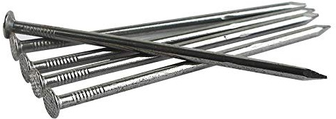 Ningvong Clavos de Hierro, Clavos Finos de Hierro, Paneles Largos de Madera Maciza, Clavos Redondos domésticos-Clavos de Hierro de 3 Pulgadas (1 kg)