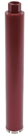 Corona de perforación de diamante, broca de núcleo, corona de perforación de acero, hormigón, perforación nuclear, hormigón armado, longitud total 450 mm (diámetro 63 mm)